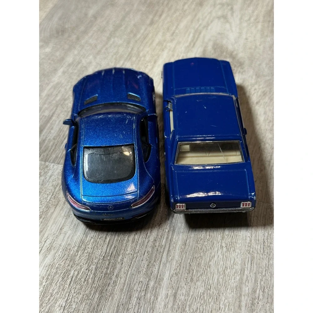 Kinsmart Diecast Cars Mercedes-AMG GT‎ & 1964 Ford Mustang 1:36 & 1:38